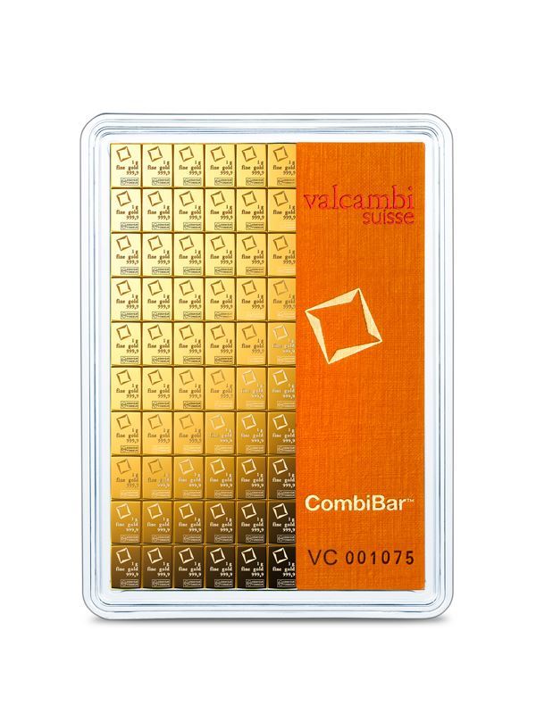 Valcambi CombiBar 100x 1g Gold Bars